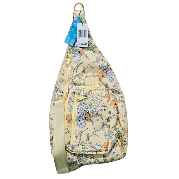 Vera Bradley Handbags - Vera Bradley Sunlit Garden Sling Crossbody Backpack NWT Retired Print